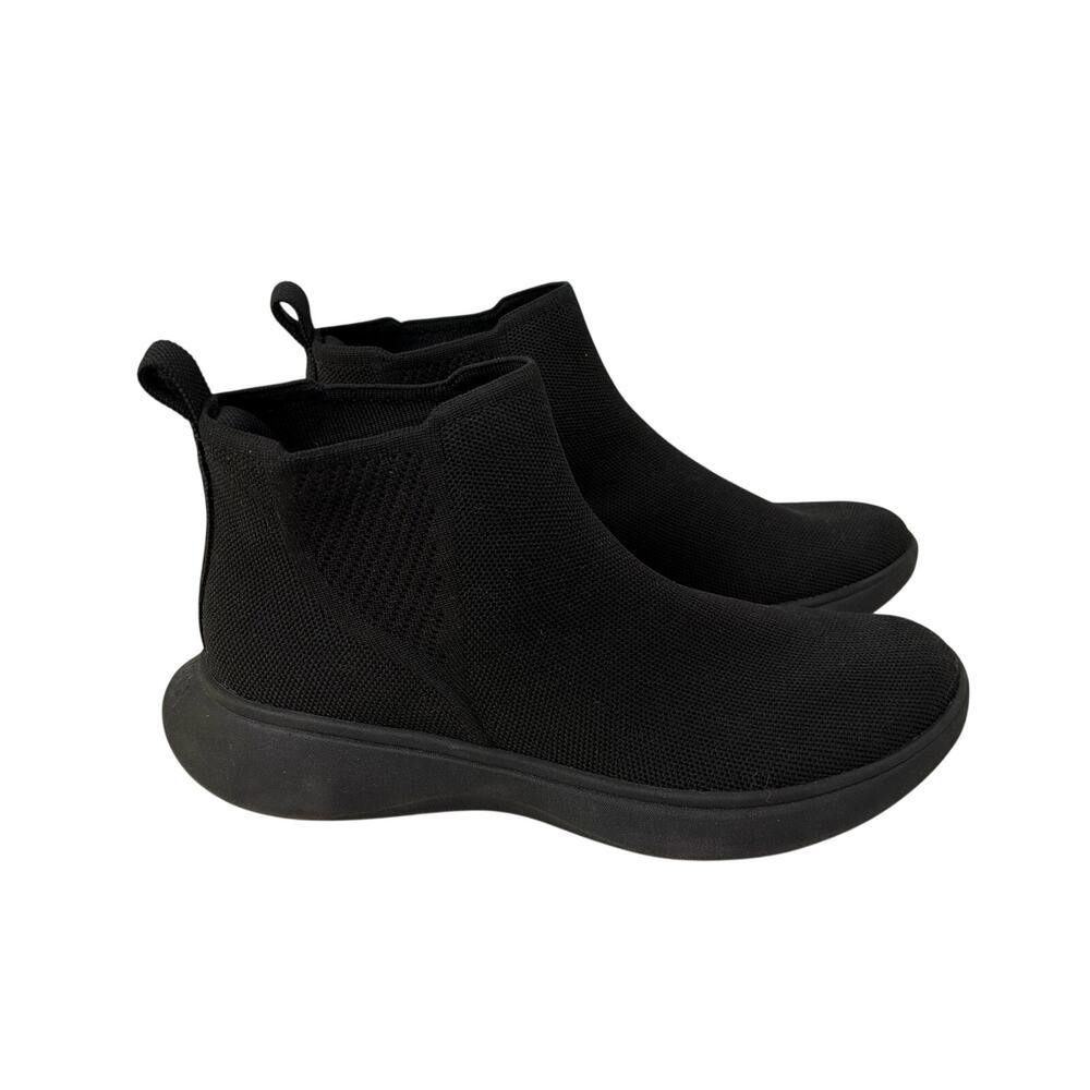 Vivaia Sneaker Boots Women’s Size 9 Round Toe Slip On Black Comfort 40